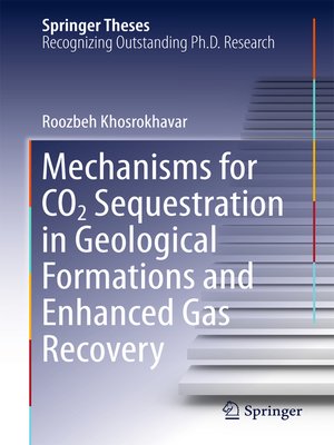 cover image of Mechanisms for CO2 Sequestration in Geological Formations and Enhanced Gas Recovery